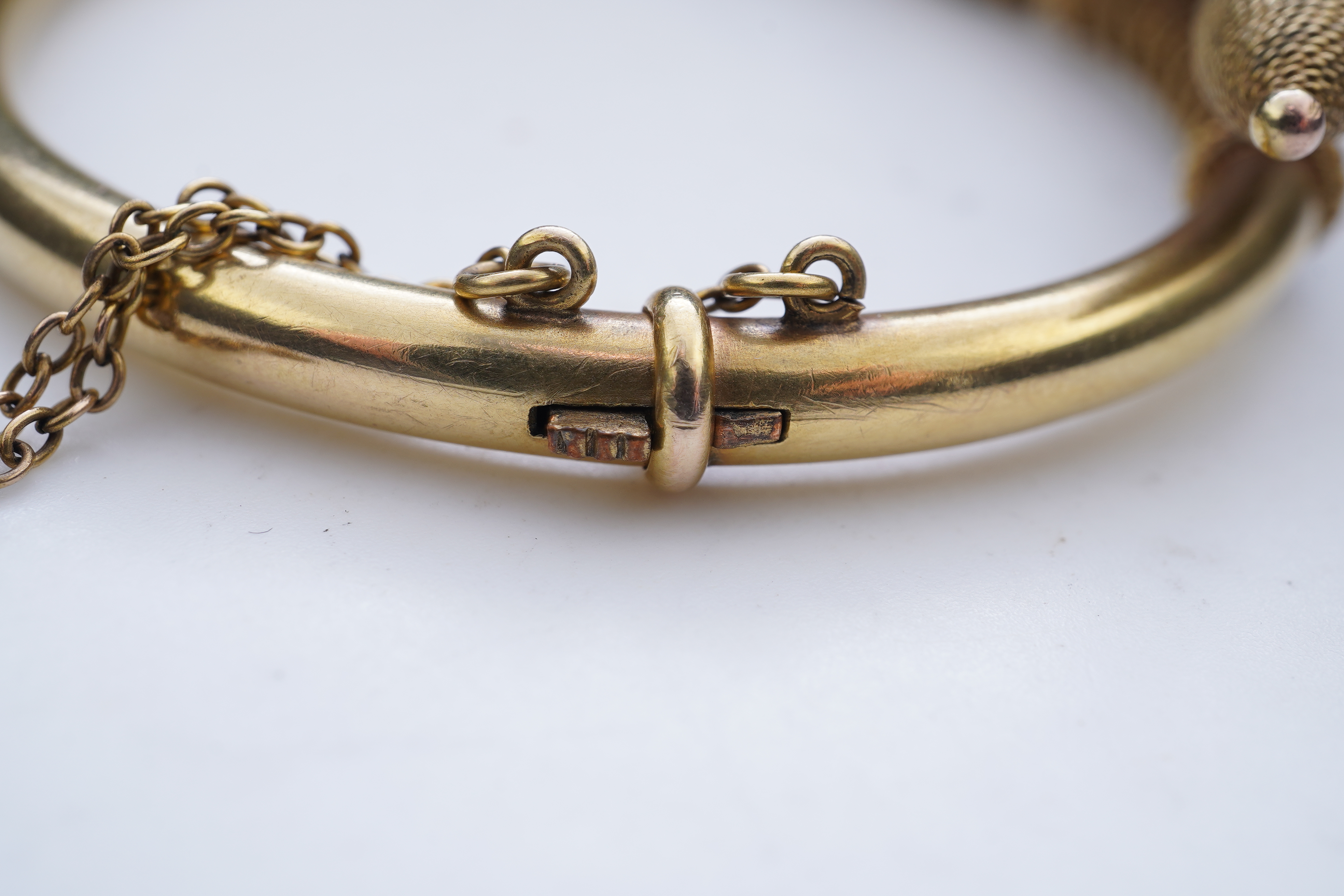A gilt metal bracelet, mid 19th century